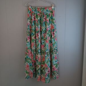 No Brand Colorful Long Skirt Size M